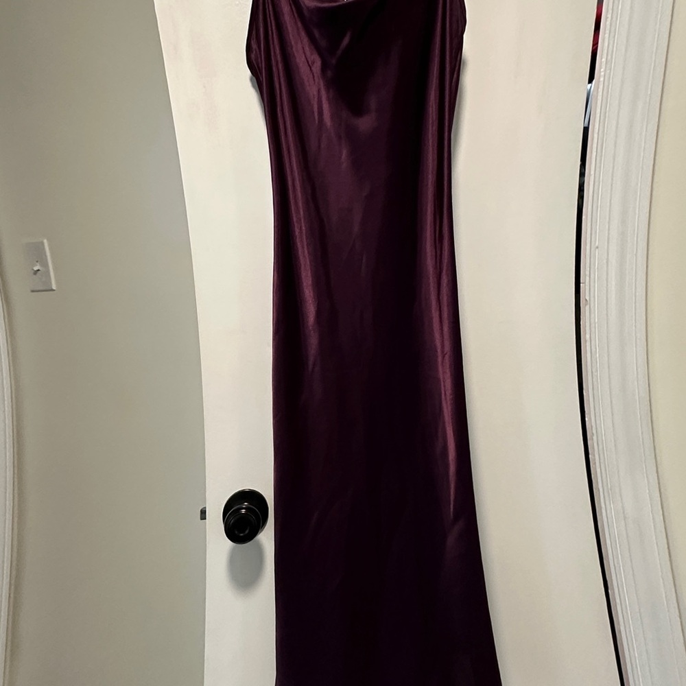 bebe Deep Purple Maxi Dress